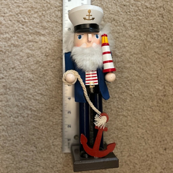 Sailor Nutcracker Anchor Lighthouse Nautical Holiday Christmas Outer Banks Beach - Picture 11 of 11